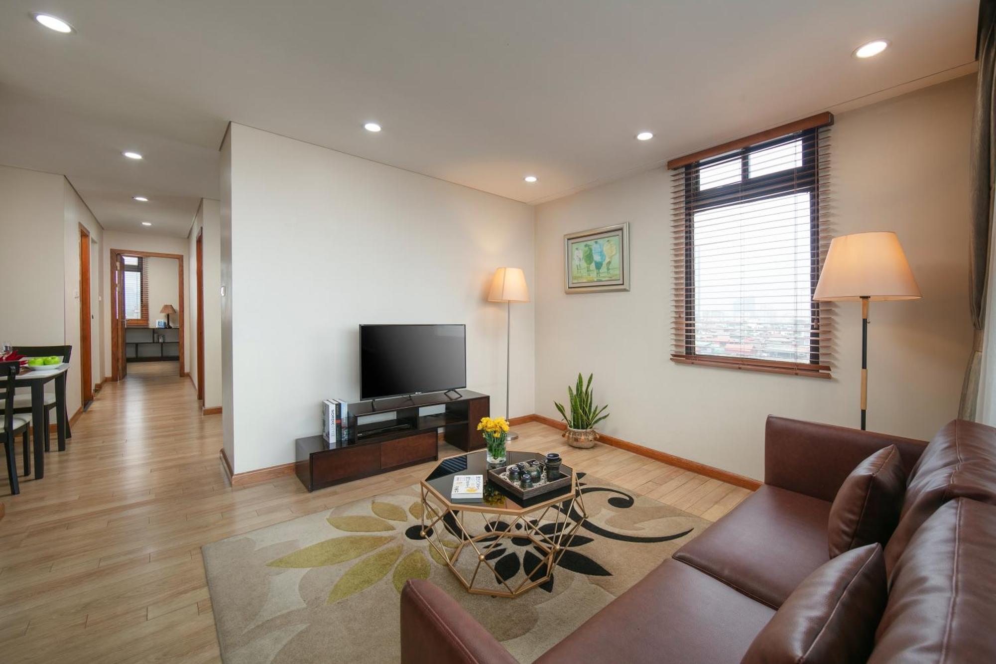 Hb Serviced Apartment - 121B Quan Hoa Hanoi Zewnętrze zdjęcie