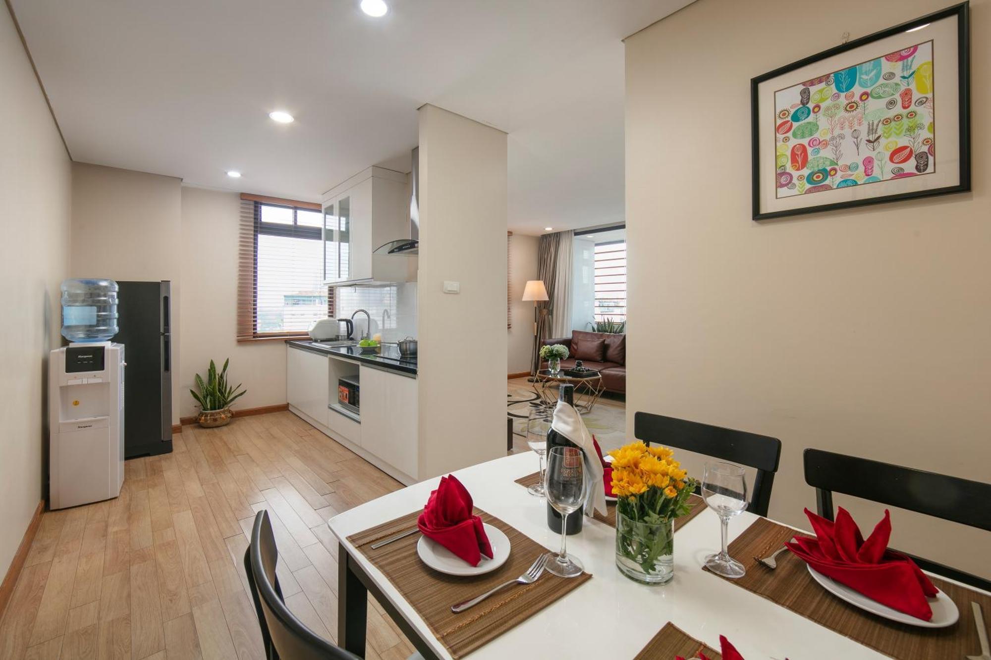 Hb Serviced Apartment - 121B Quan Hoa Hanoi Zewnętrze zdjęcie