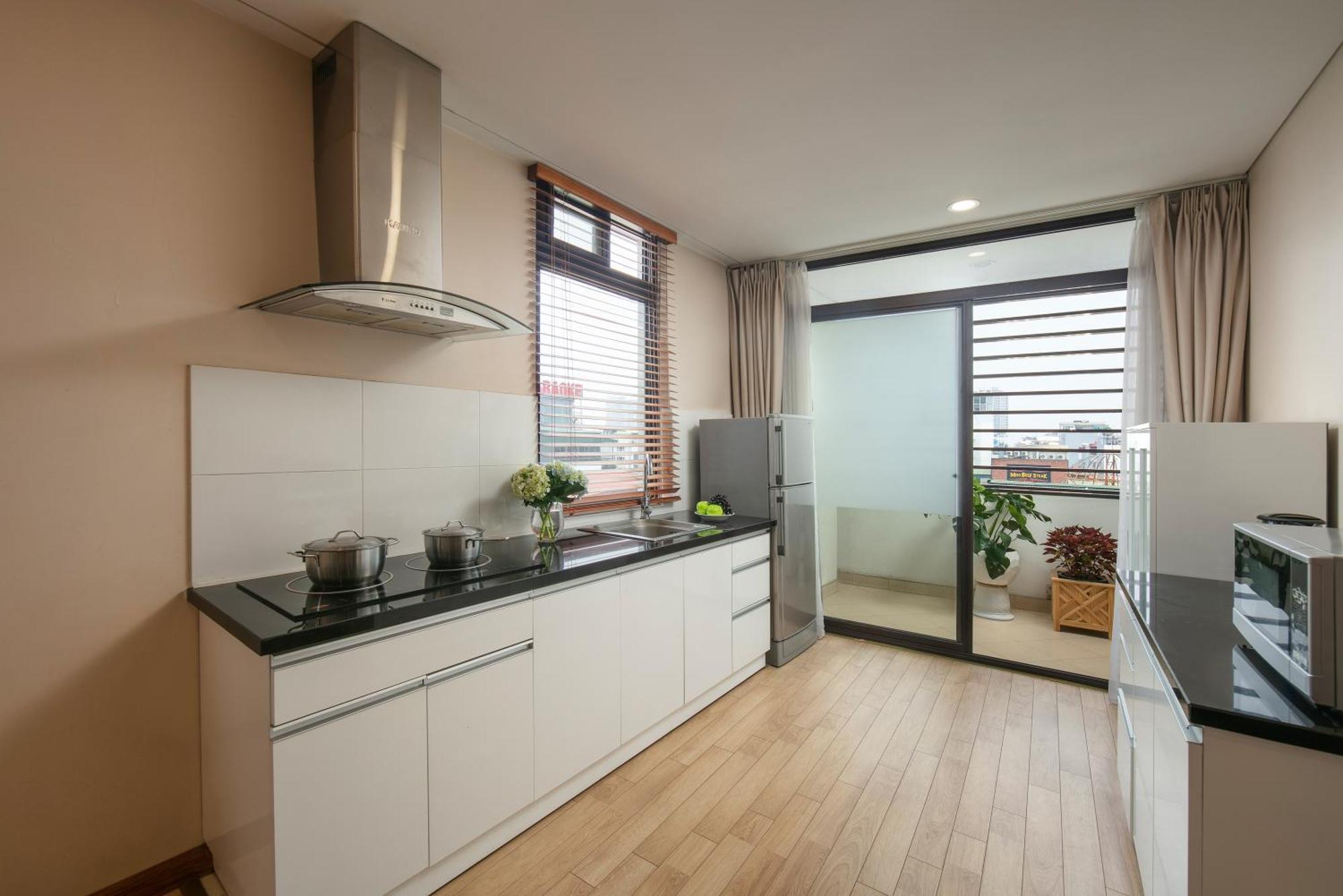 Hb Serviced Apartment - 121B Quan Hoa Hanoi Zewnętrze zdjęcie