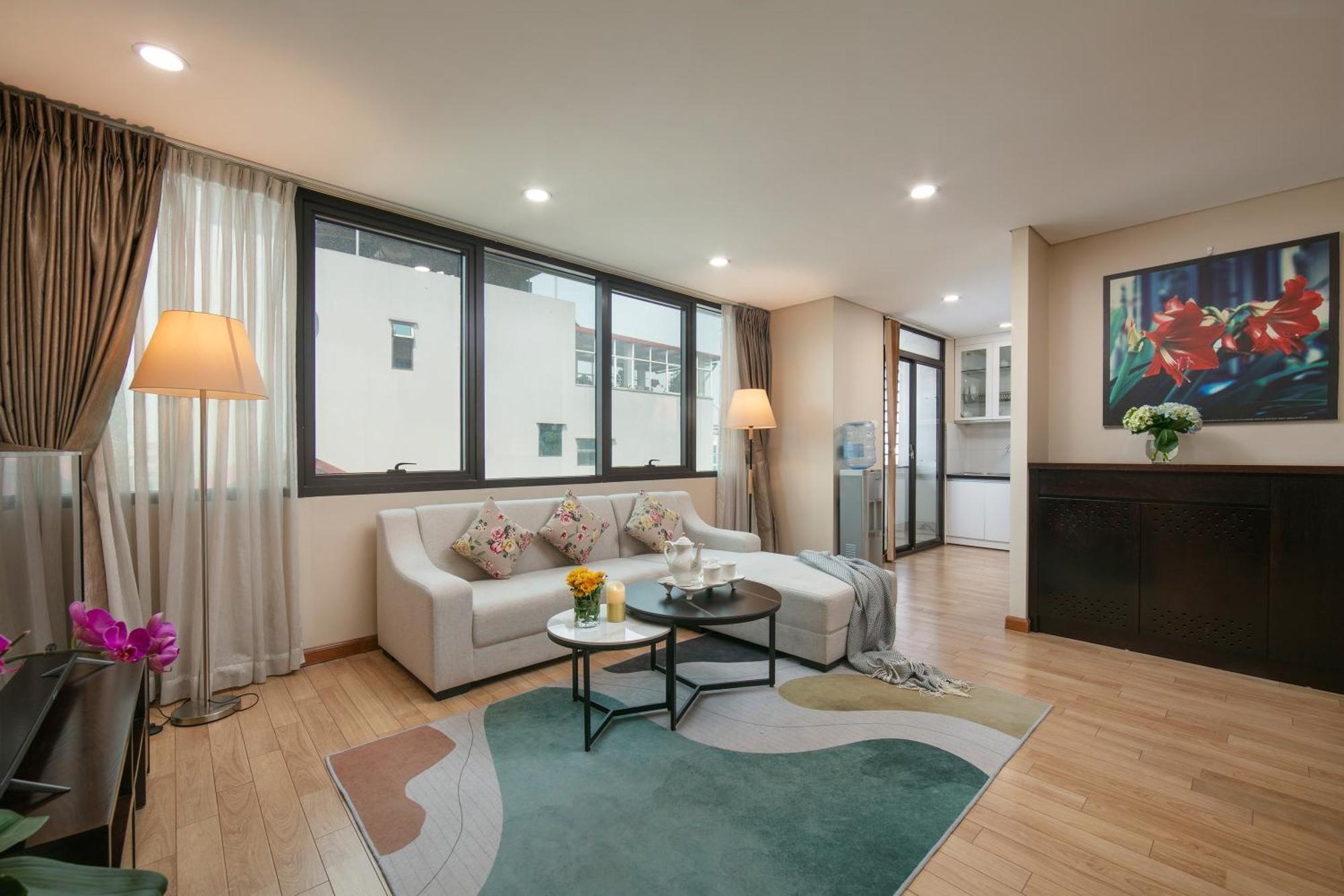 Hb Serviced Apartment - 121B Quan Hoa Hanoi Zewnętrze zdjęcie