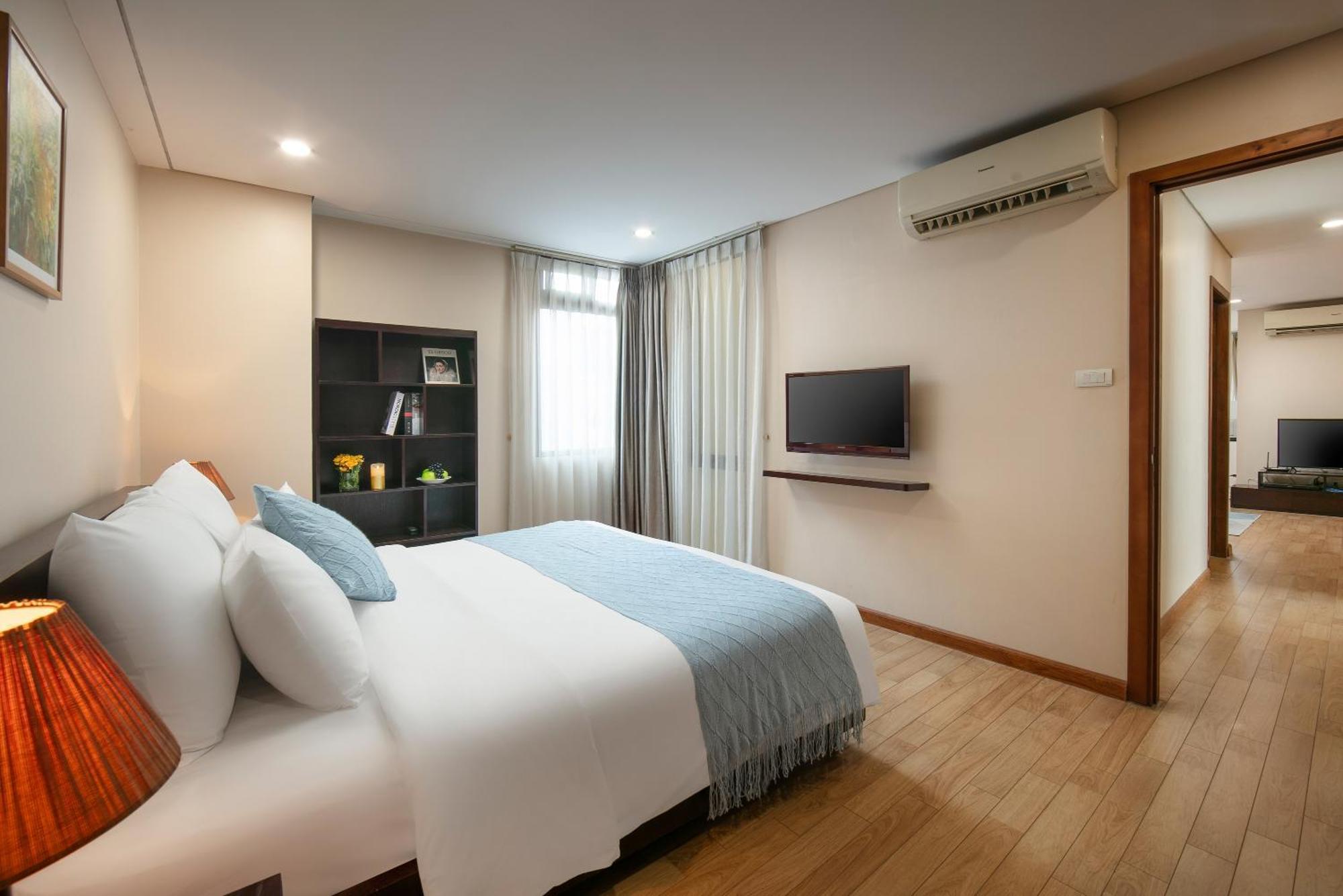 Hb Serviced Apartment - 121B Quan Hoa Hanoi Zewnętrze zdjęcie