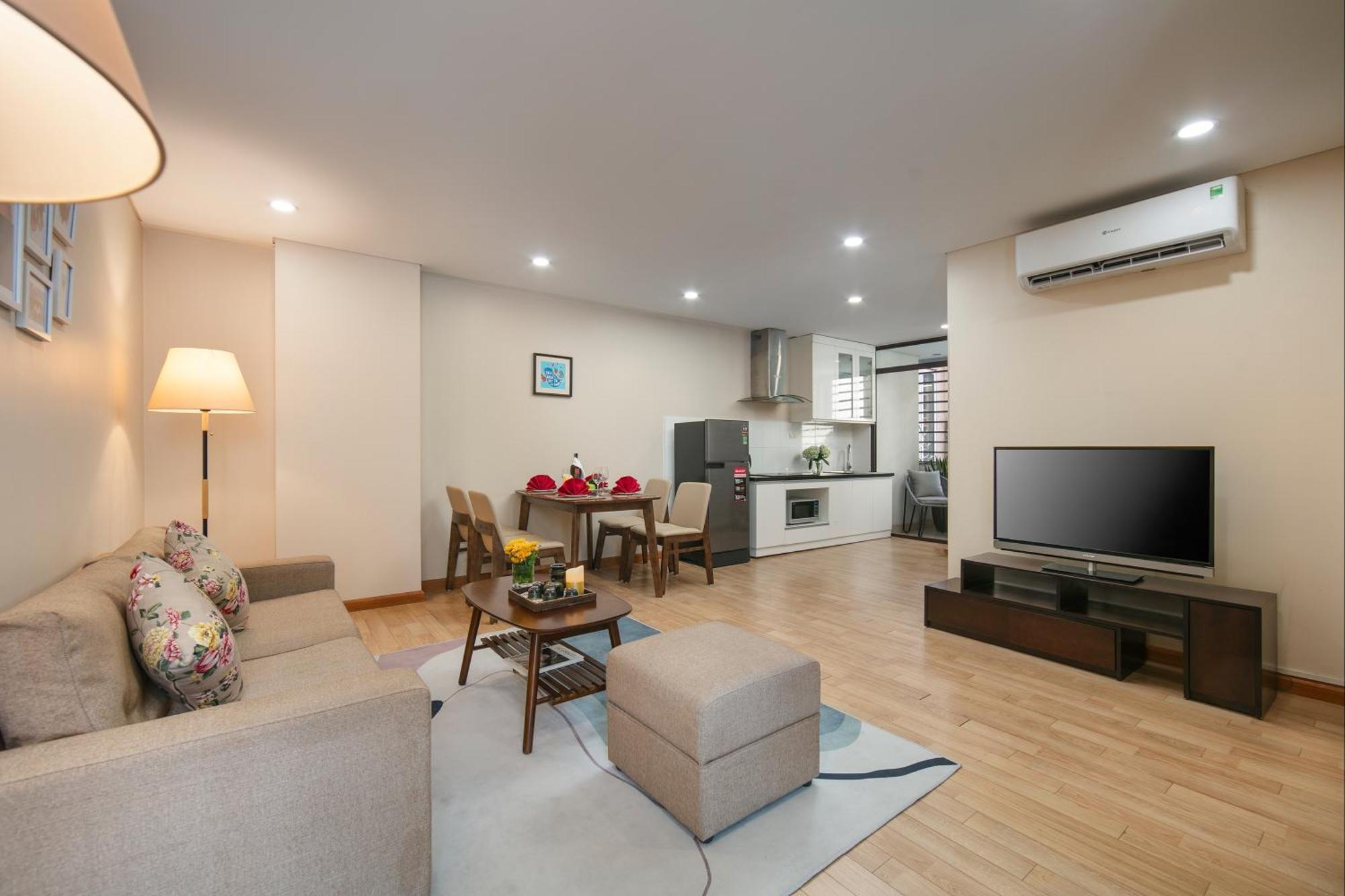 Hb Serviced Apartment - 121B Quan Hoa Hanoi Zewnętrze zdjęcie
