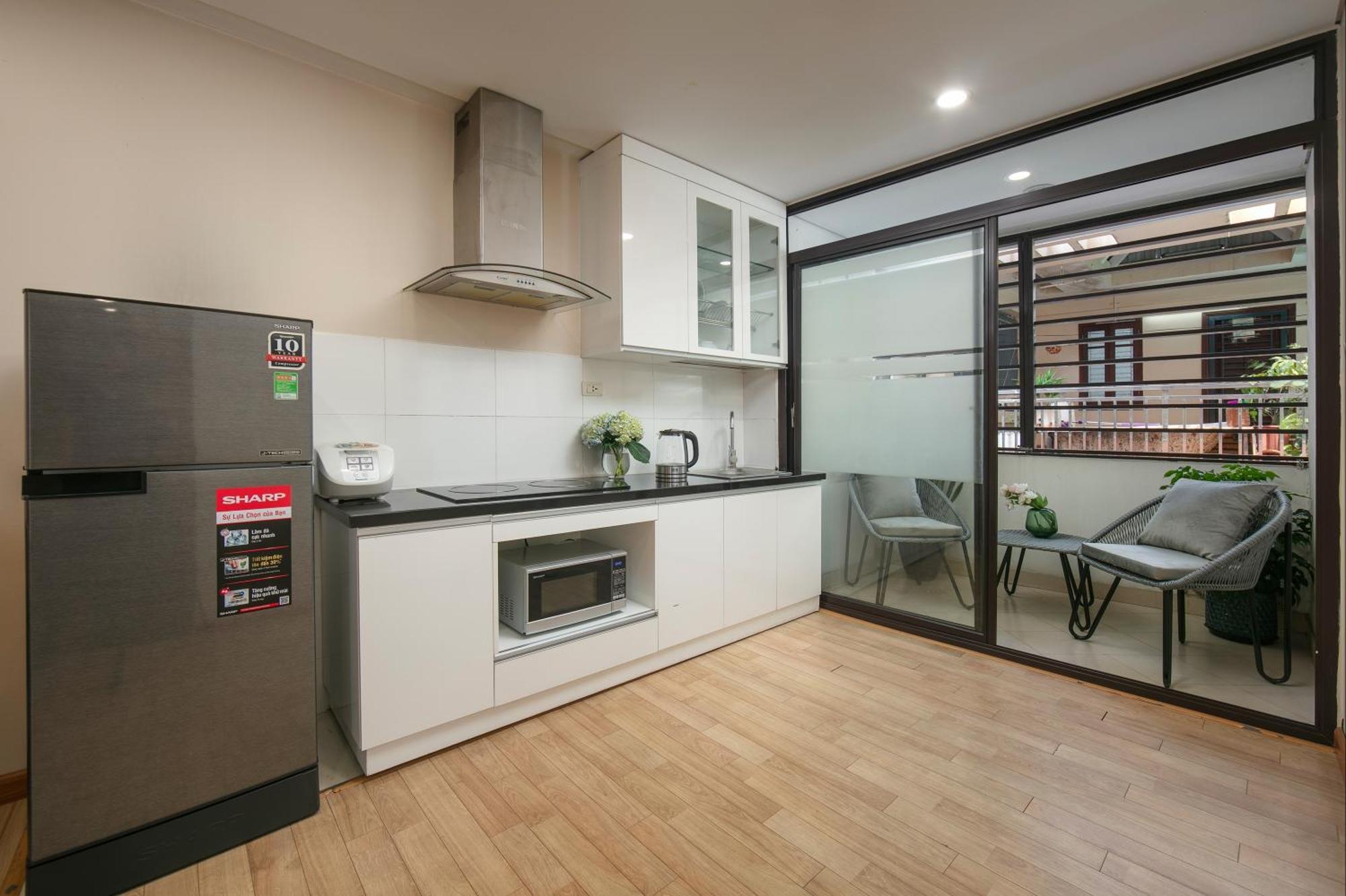 Hb Serviced Apartment - 121B Quan Hoa Hanoi Zewnętrze zdjęcie