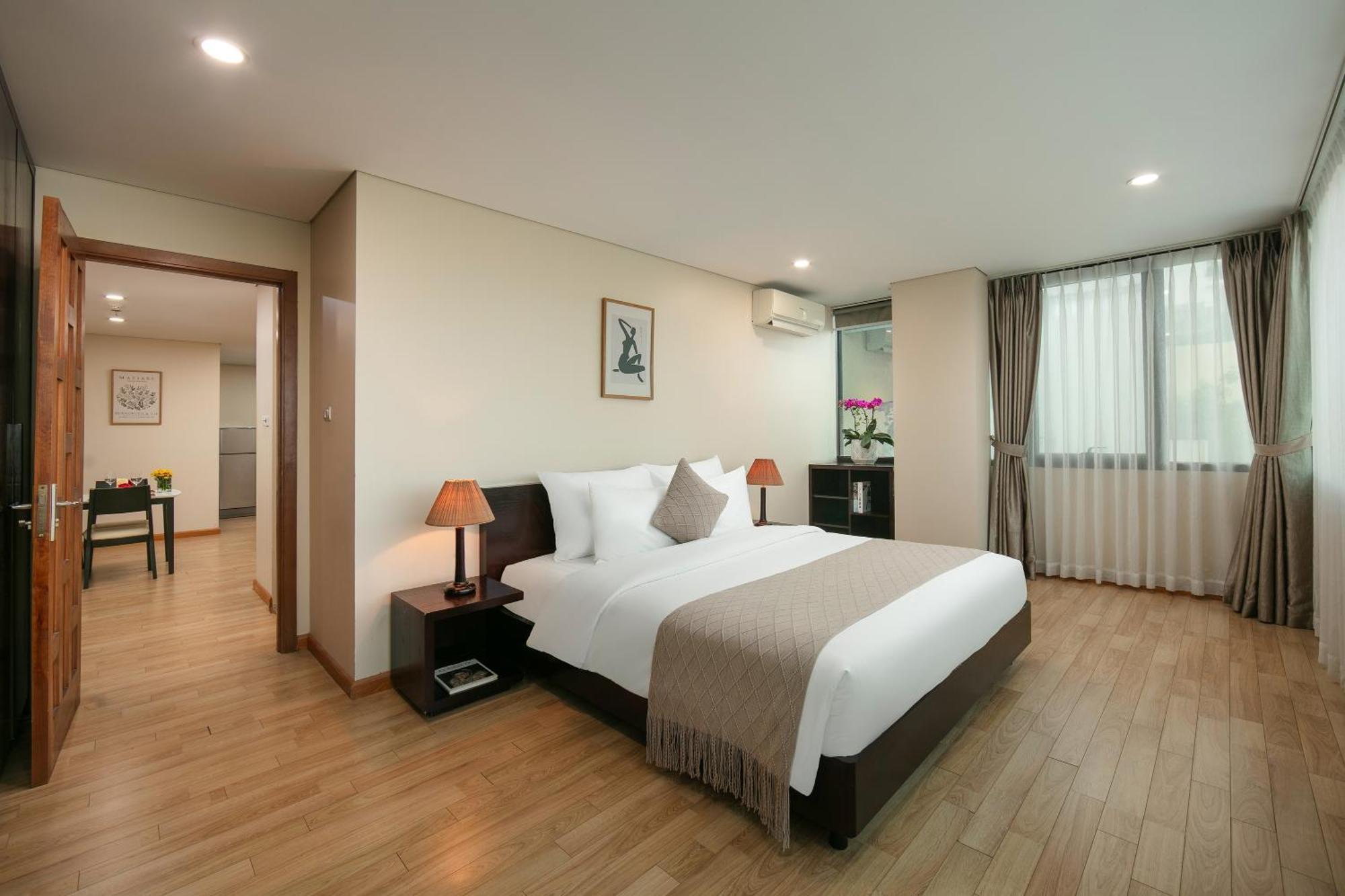 Hb Serviced Apartment - 121B Quan Hoa Hanoi Zewnętrze zdjęcie