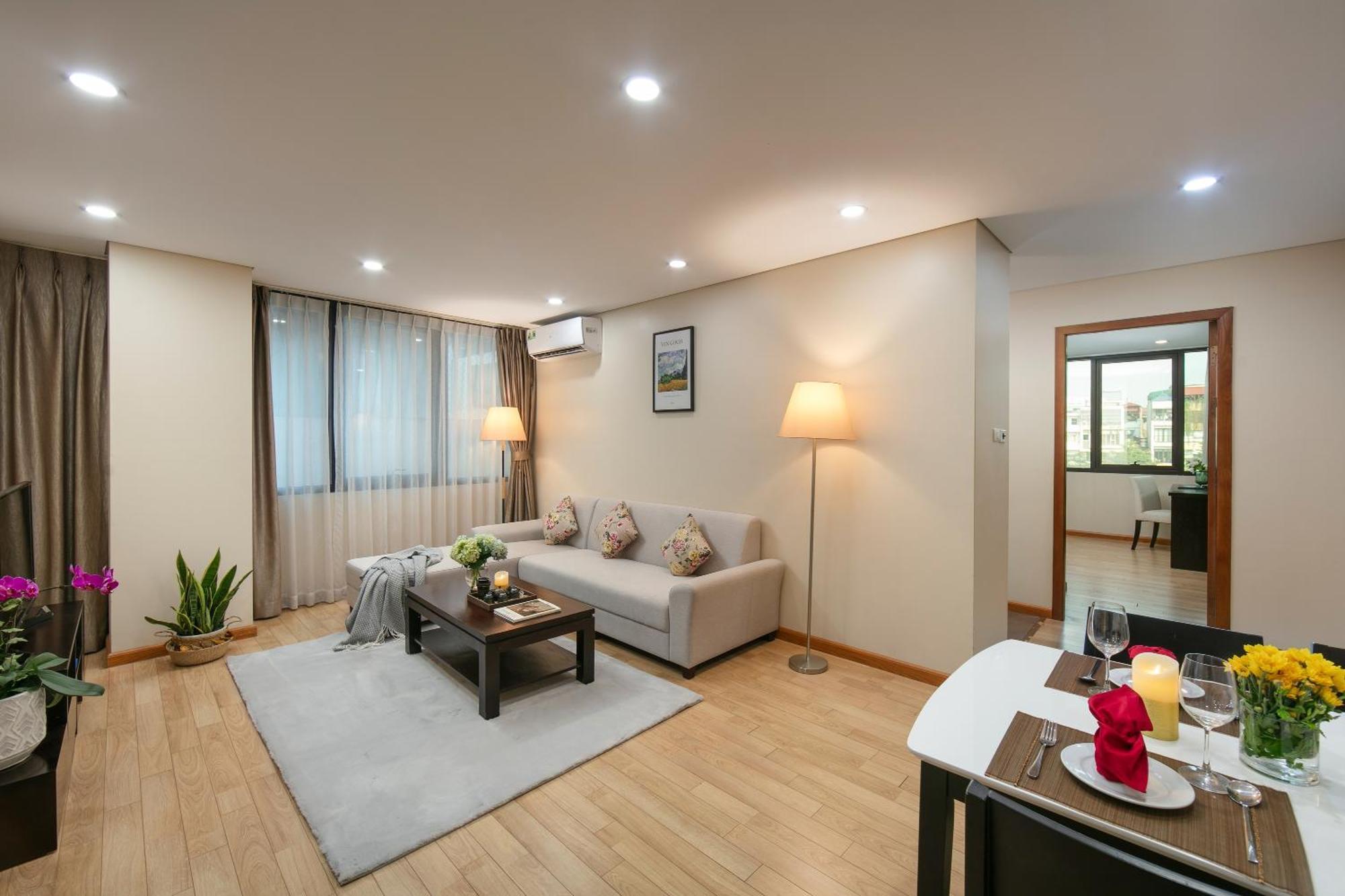 Hb Serviced Apartment - 121B Quan Hoa Hanoi Zewnętrze zdjęcie